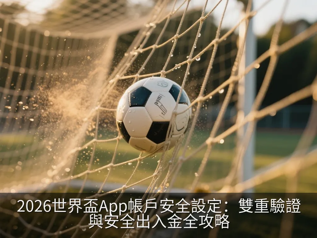 2026世界盃App帳戶安全設定：雙重驗證與安全出入金全攻略